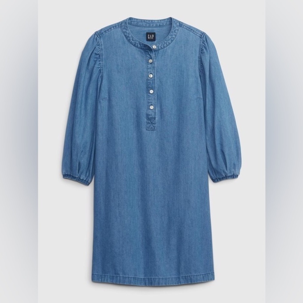 GAP Denim Popover Mini Dress